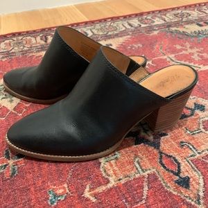 Madewell Harper Mule in Rich Black
